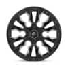 Fuel D803 Flame 6 Gloss Black Milled-3