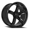 Factory Reproductions FR 77F 20x11 5x115 -2 ET Gloss Black (77011021502F)-1