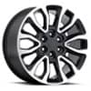 Factory Reproductions FR 53 Ford Raptor 20x9 6x135 30 ET 87 CB Black Machine Face (53090303607)-1