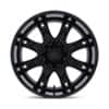 Fuel FC853MB Darkstar Matte Black w/Gloss Black Lip-3