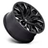 Fuel D803 Flame 6 Gloss Black Milled-2