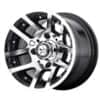Fairway Alloy FA121 Illusion 10x7 4x101.6 -25 ET 70.7 CB Machined Gloss Black (FA-121-M)-1