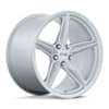 Foose CF8 F174 19x9.5 5x120 45 ET 67.1 CB Gloss Silver (F174199513+45)-1