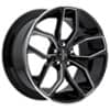 Foose Outcast F150 20x10 5x120 40 ET 72.56 CB Gloss Black (F150200021+40)-1