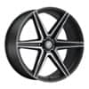 Forgestar X6 24x10 6x139.7 25 ET 106.1 CB Satin Black Machined (F01240084P25)-1