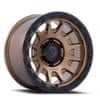 Fuel Fortress 18x9 6x135 20 ET Matte Bronze w/ Gloss Black Lip (FC884ZB18906320)-1