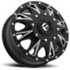 Fuel Throttle D513 Rear Matte Black & Milled-2