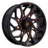 Fuel UTV D780 Runner Gloss Black Milled Orange (D7801870A644)-1
