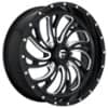 Fuel UTV Kompressor D641 18x7 4x137 13 ET 110.1 CB Gloss Black / Milled (D6411870A644)-1