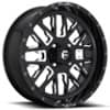 Fuel UTV Stroke D611 20x7 4x156 13 ET 132 CB Gloss Black / Milled (D6112070A544)-1
