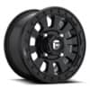 Fuel UTV Tactic D630 14x7 4x137 38 ET 110.1 CB Matte Black (D6301470A654)-1