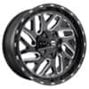 Fuel UTV Triton D581 16x7 4x156 13 ET 132 CB Gloss Black / Milled (D5811670A544)-1