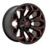 Fuel Assault D787 20x9 8x170 1 ET 125.1 CB Matte Black Red Milled (D78720901750)-1