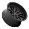 Fuel Clash 6 D762 Matte Black Dark Tint-2