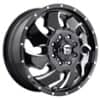 Fuel Cleaver Dually Front D574 Black & Milled (D57420828D)-1