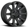 Fuel Contra D437 20x10 8x165.1 -18 ET 125.1 CB Satin Black (D43720008247)-1