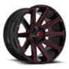 Fuel Contra D643 Gloss Black with Candy Red (D64320902650)-1