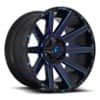 Fuel Contra D644 Gloss Black with Candy Blue (D64420902650)-1