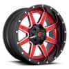 Fuel D250 Maverick 22x12 8x165.1 -44 ET 125.1 CB Candy Red w/Black Lip (D25022208247)-1
