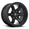 Fuel Kicker D697 17x9 6x139.7 1 ET 106.1 CB Matte Black (D69717908450)-1