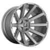 Fuel D714 Contra 20x9 6x135/6x139.7 19 ET 106.1 CB Platinum Brushed Gunmetal Tinted Clear (D71420909856)-1