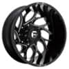 Fuel D741 Runner Dually Rear 22x8.5 8x200 -202 ET 142.2 CB Black Milled (DE6622829235)-1