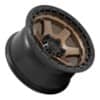 Fuel D751 Block Matte Bronze w/Black Ring-2