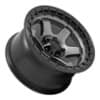 Fuel D752 Block Matte Gunmetal w/Black Ring-2