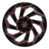 Fuel Reaction D755 Gloss Black Milled with Red Tint-3