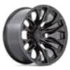 Fuel D804 Flame 6 22x10 6x139.7 -18 ET 106.1 CB Blackout (D80422008447)-1