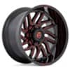 Fuel D808 Hurricane Gloss Black Milled Red Tint (D80820908450)-1