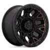 Fuel D824 Traction Matte Black w/Double Dark Tint (D82417907545)-1