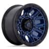 Fuel D827 Traction 17x9 6x139.7 -12 ET 106.1 CB Dark Blue w/Black Ring (D82717908445)-1