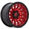 Fuel Cycle D834 17x9 6x139.7 1 ET 106.1 CB Candy Red w/Black Ring (D83417908450)-1