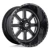 Fuel DE09 FF09D SSF 8 Matte Black Milled (DE092000A845)-1