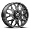 Fuel DE19 FF19D Dually Front 22x8.25 8x165.1 105 ET 121.5 CB Gloss Black Milled (DE1922828D)-1