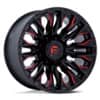 Fuel Flame 8 D823 Gloss Black Milled With Candy Red (D82320001847)-1