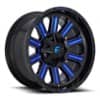 Fuel Hardline D646 Gloss Black with Candy Blue (D64618902645)-1