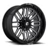 Fuel Ignite D662 22x10 8x180 -18 ET 124.3 CB Gloss Black & Milled (D66222001847)-1