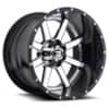 Fuel Maverick D260 22x12 6x135/6x139.7 -44 ET 106.1 CB Chrome with Gloss Black Lip (D26022209847)-1