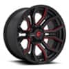 Fuel D712 Rage Gloss Black Red Tinted Clear (D71220905750)-1