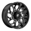 Fuel UTV D741 Runner 22x7 4x137 0 ET 110.2 CB Gloss Black Milled (D7412270A640)-1