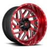 Fuel Triton D691 22x12 6x135/6x139.7 -44 ET 106.1 CB Brushed Candy Red (D69122209846)-1