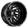 Fuel Triton Dually Rear D581 22x8.25 8x165.1 -265 ET 121.5 CB Gloss Black & Milled (D58122828D45)-1