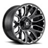 Fuel Warrior D607 20x10 8x180 -18 ET 124.2 CB Gloss Black & Milled (D60720001847)-1