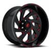 Fuel Vortex D638 22x12 6x135 -44 ET 87.1 CB Gloss Black with Candy Red (D63822208947)-1