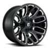 Fuel Warrior D623 20x9 6x135/6x139.7 20 ET 106.1 CB Gloss Black & Milled (D62320909857)-1
