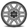 G-FX MV2 Matte Gray w/ Matte Black Lip-2