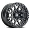G-FX TR-25 17x9 6x139.7 12 ET 106.2 CB Matte Black (T25790613912MB)-1