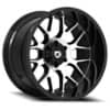 Gear Off Road 763MB 20x10 8x170 -12 ET 125.2 CB Gloss Black with Machined Face & Lip Logo (763MB-2108712)-1